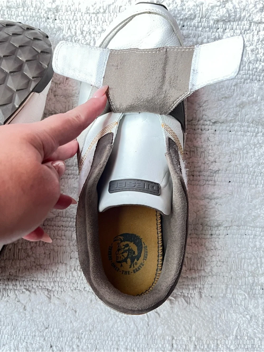 Diesel Vintage Low Profile Slip On Sneaker MATTHEW On Driver Shoe Leather 10.5